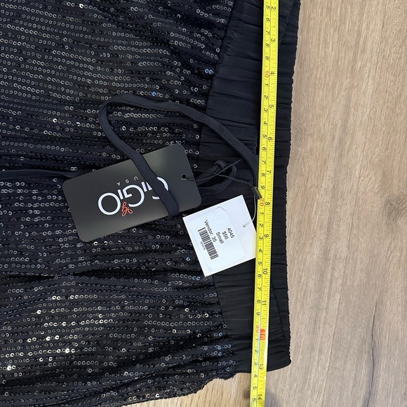 Black sequin joggers - Picture 4 of 5